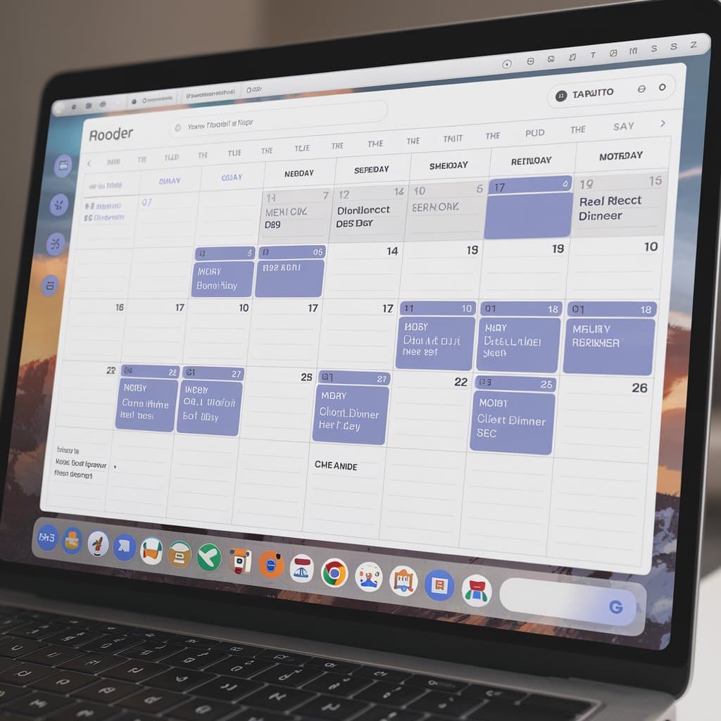 Calendar Interface